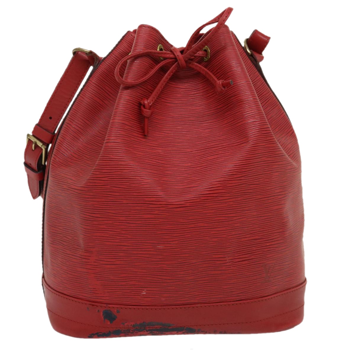 Louis Vuitton Epi Noe Shoulder Bag Red M44007 Lv Auth 29837